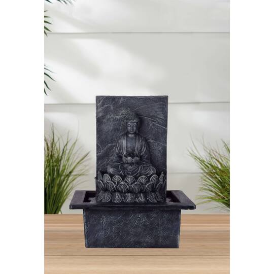Dark Gray Buddha Led Fountain By Ashland Michaels - Tabletop Water Fountain Michaels Dark Gray Buddha Led Fountain By Ashland Michaels - Tabletop Water Fountain Michaels